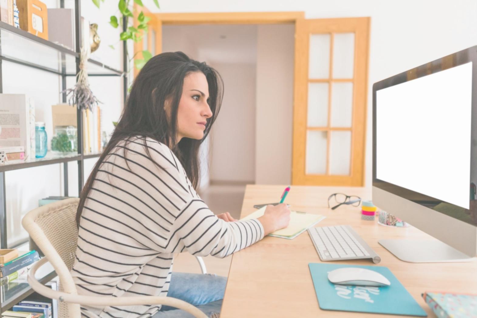 Professional workshop environment with financial planning materials